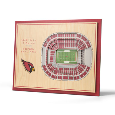 Art mural NFL 5 couches Stadiumview