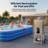 105,000 Btu Propane Pool & Spa Heater, Fast Heating For Above Ground Pools & Hot Tubs, Portable With Digital Thermostat & Wheels