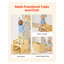 Ensemble de table et chaises pour tout-petits en contreplaqué naturel Montessori