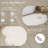 Dobrinka Bath Rug Plush 100% Cotton Mat, Unique Design, Absorbent, Quick Dry-622777851-637412973