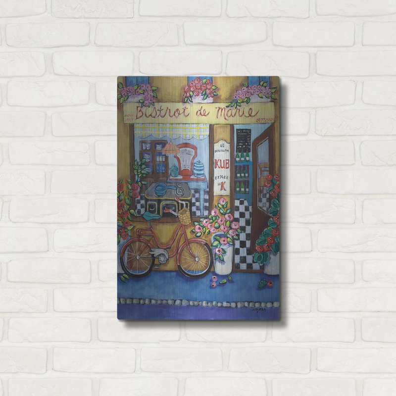 «Bistrot De Marie» par Holly Wojhan, H 24 po x l 16 po