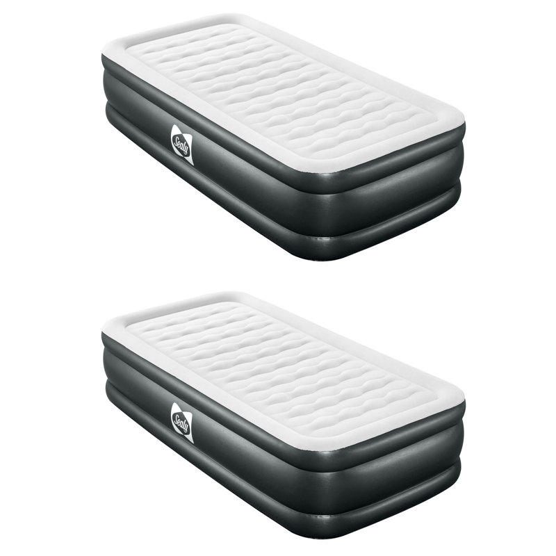 Matelas gonflable de 18 pouces pour 2 personnes avec pompe AC intégrée Sealy Tritech (paquet de 2)