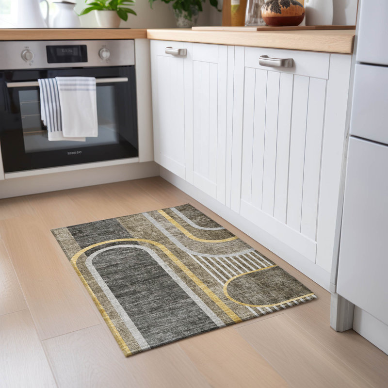 Tapis intérieur / extérieur Schaal, Rectangle 1 pi 8 po x 2 pi 6 po