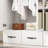 Attebery Wardrobe Armoire with Mirrored Door, 2 Hanging Rods and 3 Drawers