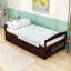 Kristle Twin 2 Drawers Wood Platform Bed-1827577288