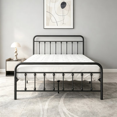 Cliffrose Bed Frame, Full Size Bed, Full Bed Frame, Metal Bed Frame