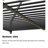 Twin Over Full Bunk Bed Metal with White Mesh Guardrail – Kids & Adults, Low Profile, Sturdy Ladder