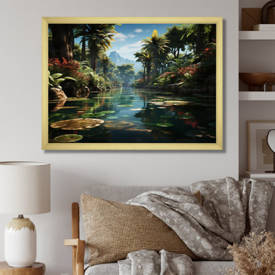 Oasis dominicaine dominicaine I - reproduction sur toile