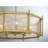 Muller 8-Light Chandelier in Warm Brass