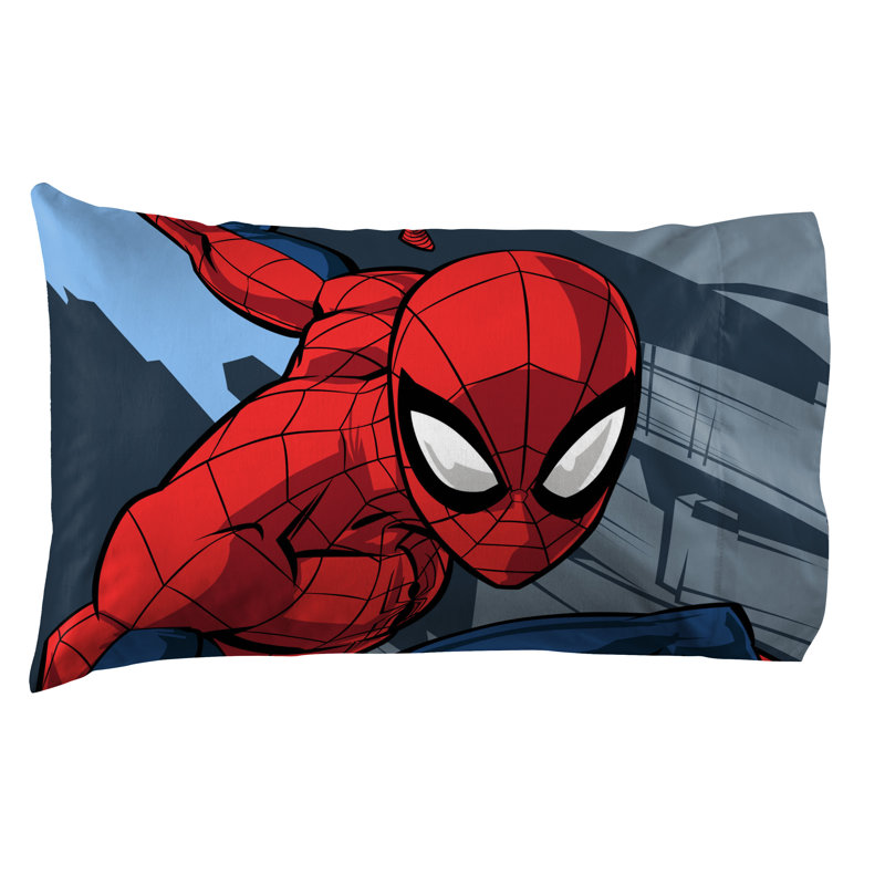 Marvel Spiderman 'City Streets' 100% Cotton Pillowcase