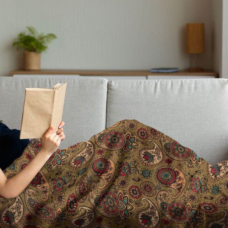 Hand Woven Throw Blanket, 60" x 80"
