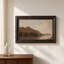 «Vintage Mountain Lake», art mural encadré rétro