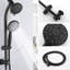 Pomme de douche combinée à barre coulissante 26 po en acier inoxydable 26 po à 7 réglages de pression-70349187