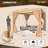 Aluminum Pergola, Wood Grain Aluminum Pergola with Adjustable Rainproof Louver-89602881
