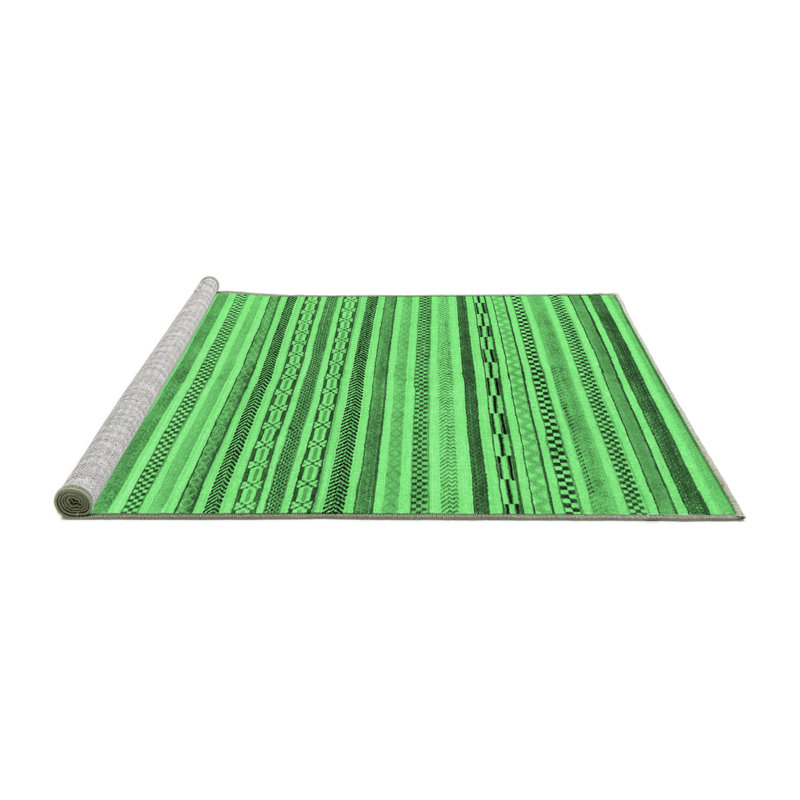 Kazi Washable Geometric Indoor Rug, Square 6'