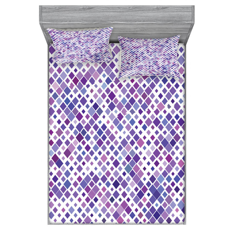 Microfiber Geometric Sheet Set