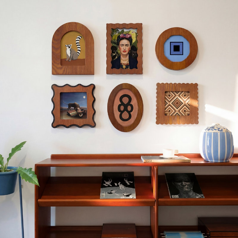 Cadre photo moderne en bois aggloméré