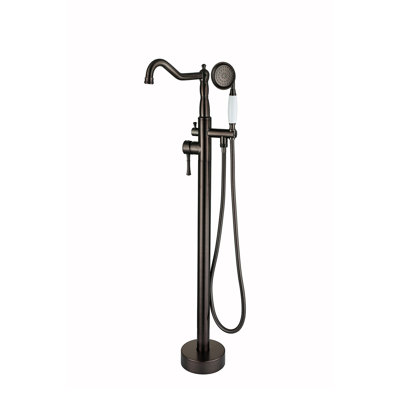 Freestanding Tub Filler with Diverter
