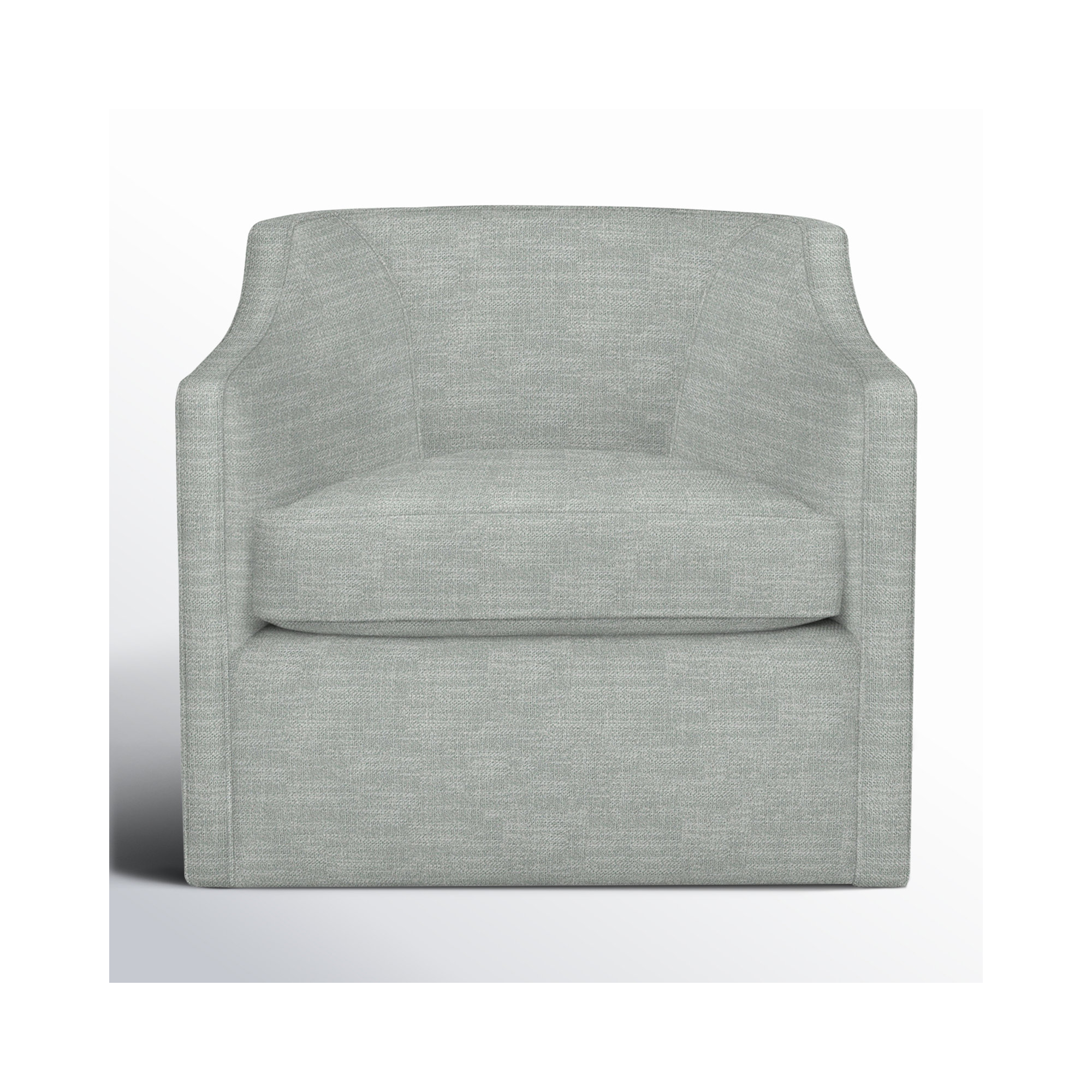 Marietta Upholstered Swivel Armchair, Conversation Capri Basketweave