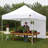 Amber-Lee 96'' W x 180'' D Steel Pop-Up Canopy-63680706-89060232