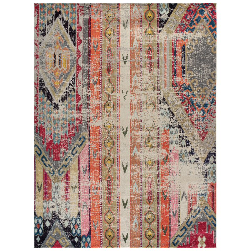 Tapis de style Sud-Ouest Almyra, Rectangle 8 pi x 11 pi