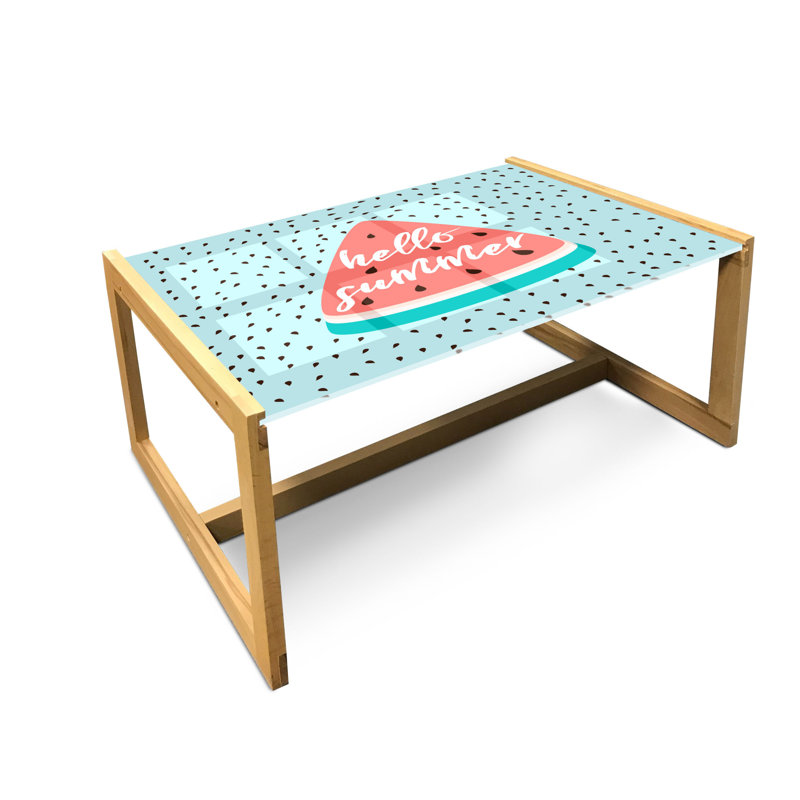 Jakalya Trestle Coffee Table, 40cm H x 91cm W x 62cm D