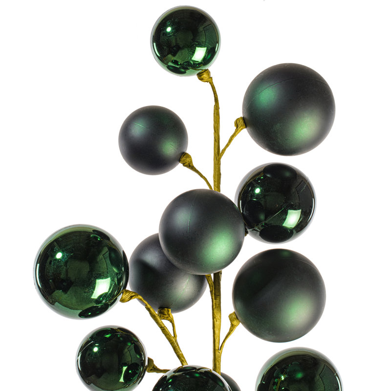  Vaporisateur d'ornement boule de 30 po vert minuit., Vert minuit