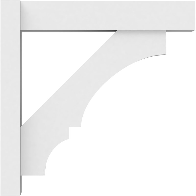 L 5 po x P 20 po x H 20 po Balboa de qualité architecturale en PVC avec embouts de bloc, L 5 po, H 20 po x P 20 po