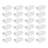 Sterilite Plastic Clear Stackable Latching Storage Box Container