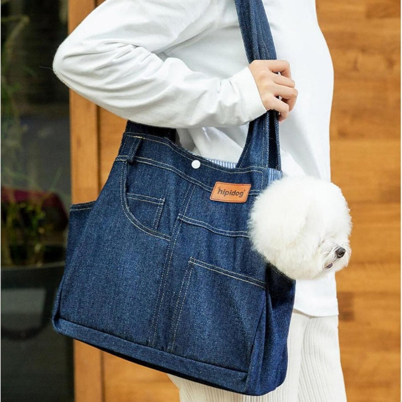Sac à main Premium Denim, 6.3" H x 13.39" W x 7.09" D