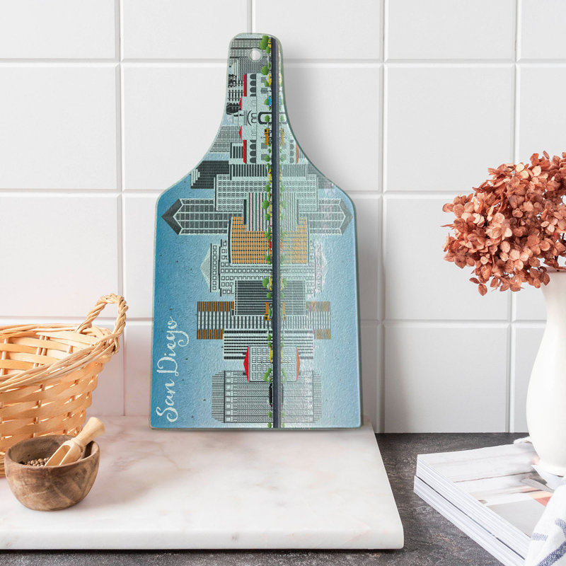 Planche à découper en verre East Urban Home