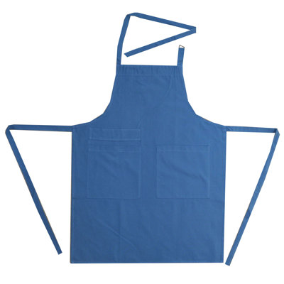 Solid Colour Cotton Bib Apron