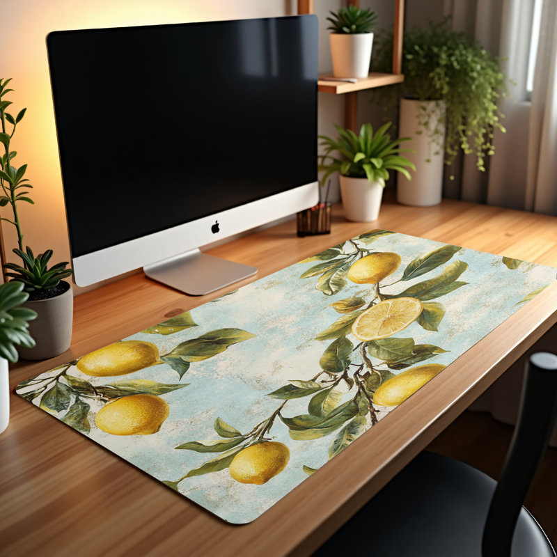 Polyester Desk Pad, 14.4x12.1