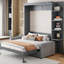 Queen Size Murphy Bed Wall Bed With Sofa, Space-Saving And Multi-Functional For Modern Living-531660375