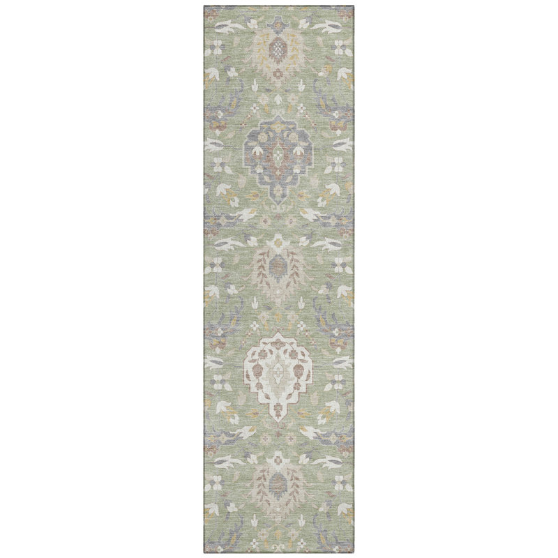  Machine Washable Indoor/Outdoor Chantille ACN1026 Rug, Runner 2'3" x 7'6"