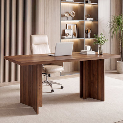 Hussan 63'' &71''W Rectangle Home Office Computer Work Table