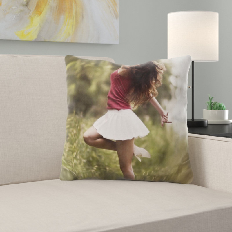 Microsuede Throw Pillow