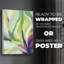 Bright Tropical Abstraction II - Impression sur toile seulement - NON CADRE