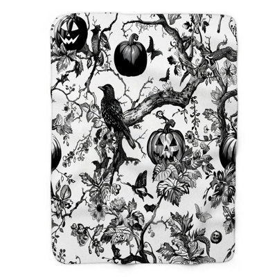 Chinoiserie Halloween Art - 1 pièce Sherpa Premium