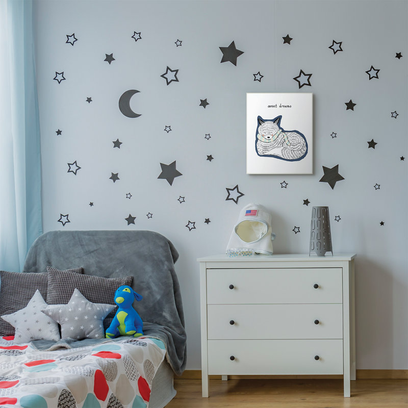 Décoration murale écharpe fox pour enfant doux rêves Maribel, Plaque murale, H 15 po x l 10 po x P 0,5 po