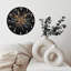 Horloge avec éclat radiant