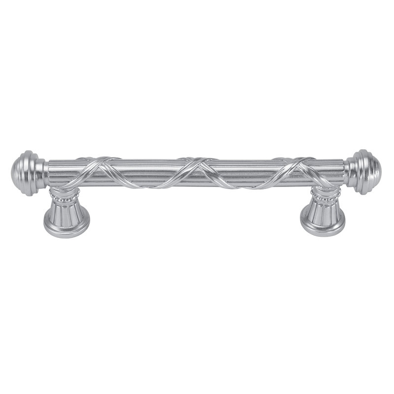 edgar berebi berkley 5 inch center to center pull in matte black plate, Satin Nickel