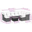 Vidaxl Garden Sofa Set Black And Cream White