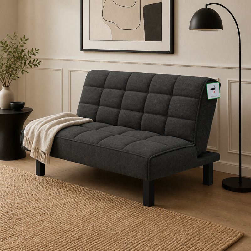 3 Seater Fabric Sofa, Grey