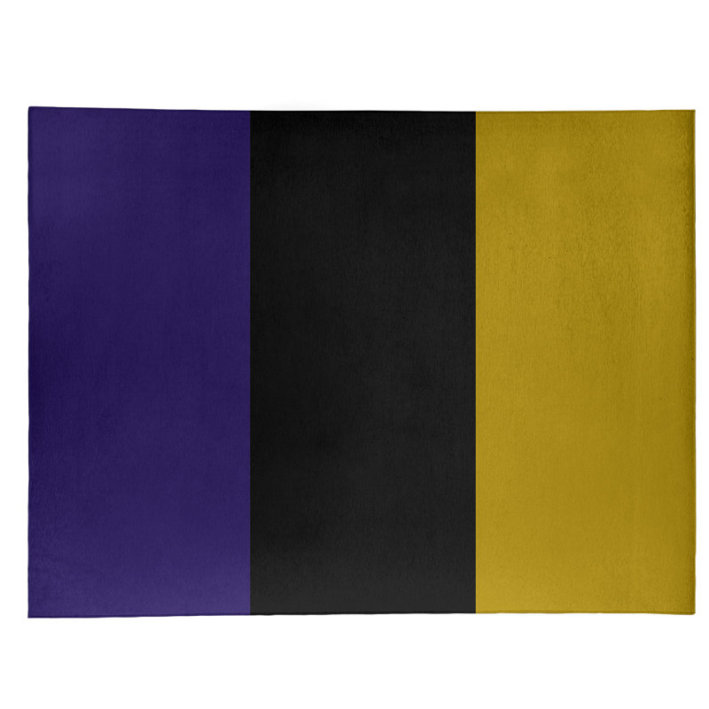 Tapis en poly-rayures baltimore retour foote, Rectangle 8 pi x 10 pi