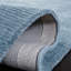 Tapis bleu uni en viscose / laine touffeté à la main Himalaya-1940842423