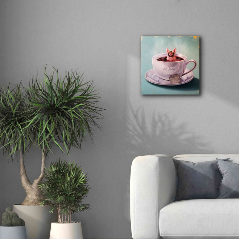 «Herbal Detox» par Lucia Heffernan, art mural sur toile, H 18 po x l 18 po x P 0,75 po