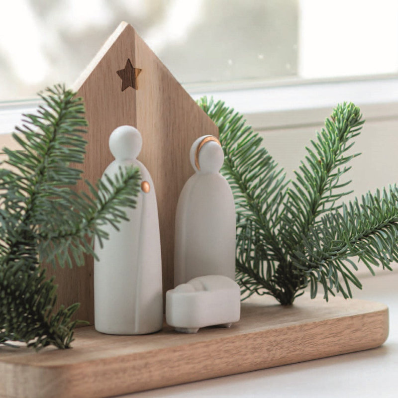 Christmas Landscape Nativity Scene