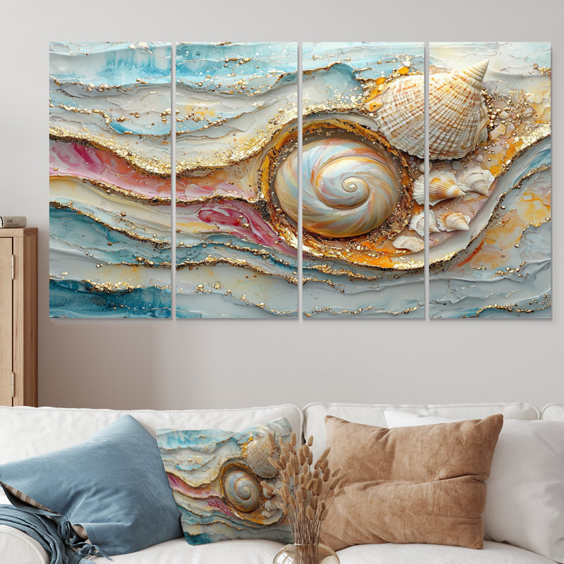 Rupe - décoration murale bord de mer - art mural nautique, 4, H 28 po x l 48 po