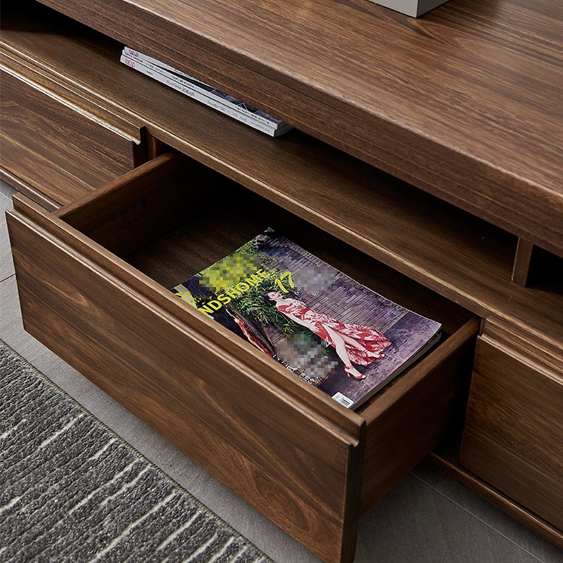 Meuble télé de style nordique, H 16,93 po x l 78,74 po x P 17,72 po
